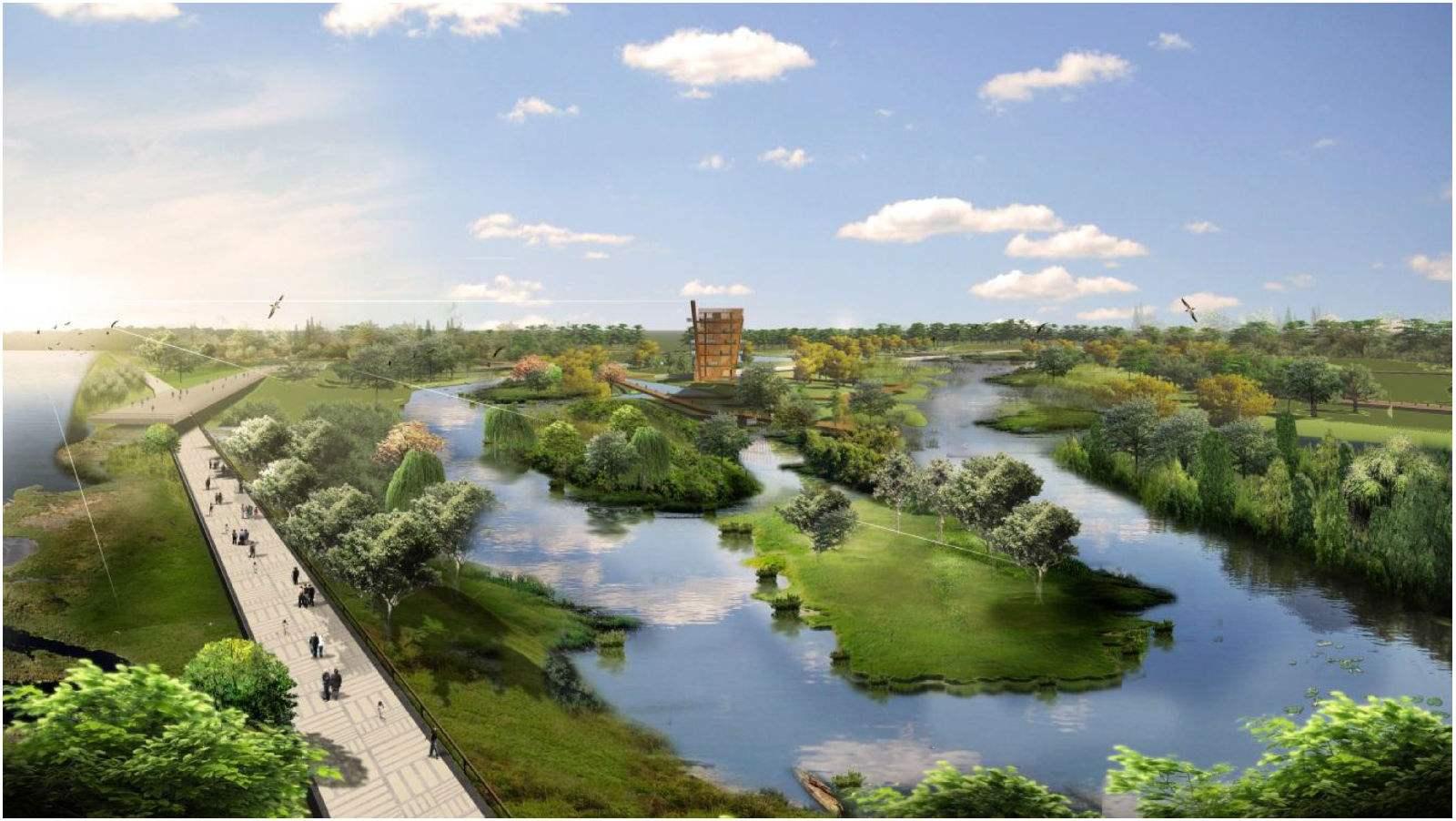 鄭州市賈魯河綜合治理工程西流湖段（中原路－化工路）-建筑、古建工程